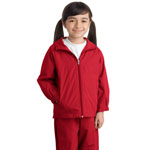 Sport-Tek - Youth Hooded Raglan Jacket