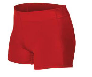 Womens red hot sale compression shorts