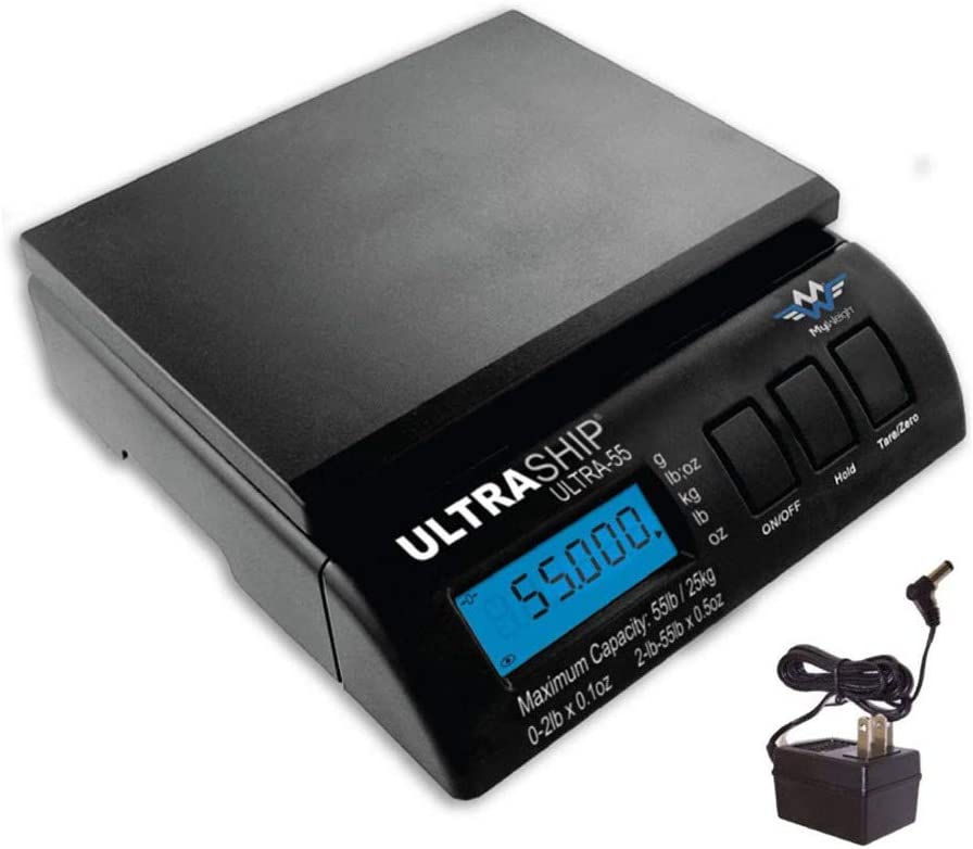 Ultraship 75 lb Electronic Digital Shipping Postal Kitchen Scale