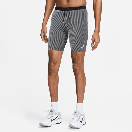 Nike Aeroswift Half Tights Black White DM4622-015 Men's Size XL