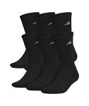 Adidas Cushioned Sock 6pk Crew BK