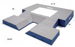 Gill G4 Pole Vault Landing Pit Gill G4 Pole Vault Landing Pit