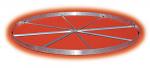 Cantabrian Webbed Aluminum Discus Ring Cantabrian Webbed Aluminum Discus Ring