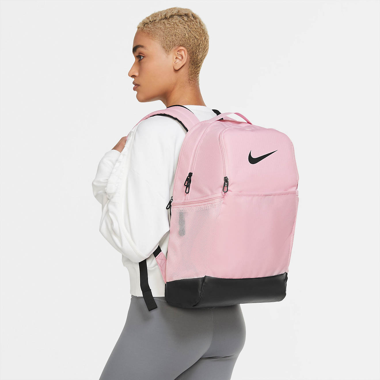 mesh nike backpack pink Watch Watch Before You Buy This on Amazon Live weave construction offers airy ventilation Nike Bags Pink Nike Brasilia